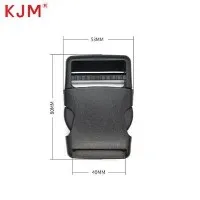 Plast side hurtigutløserspenne